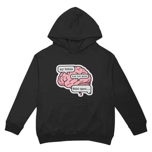 "TOO MANY TABS OPEN" Oversized-Hoodie