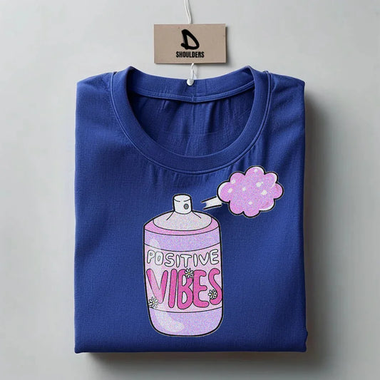 "Positive Vibes" Graphic-Tshirt