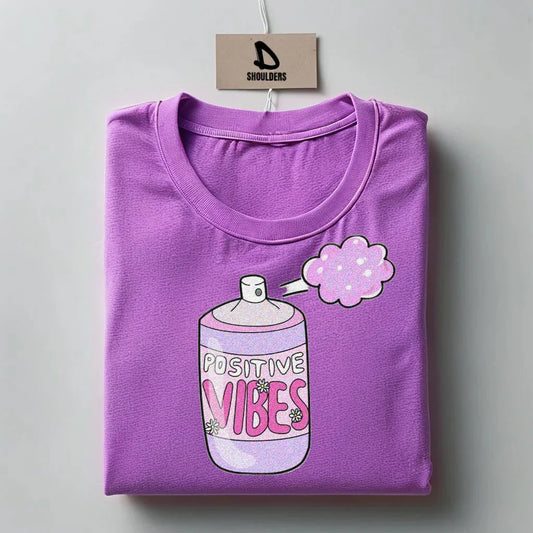 "Positive Vibes" Graphic-Tshirt