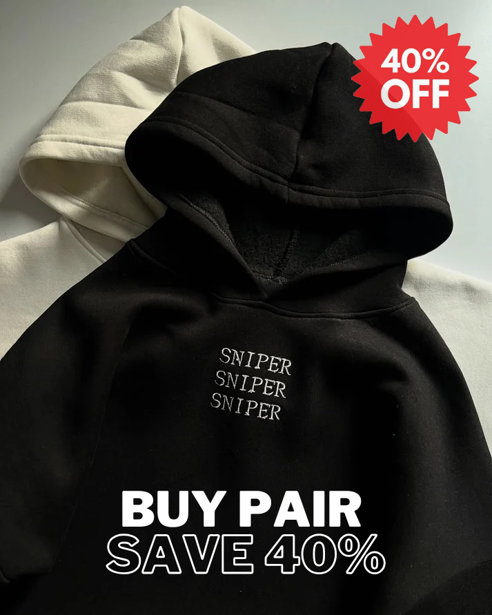 Sniper & Wifey Hoodies Pair (SAVE 40%)