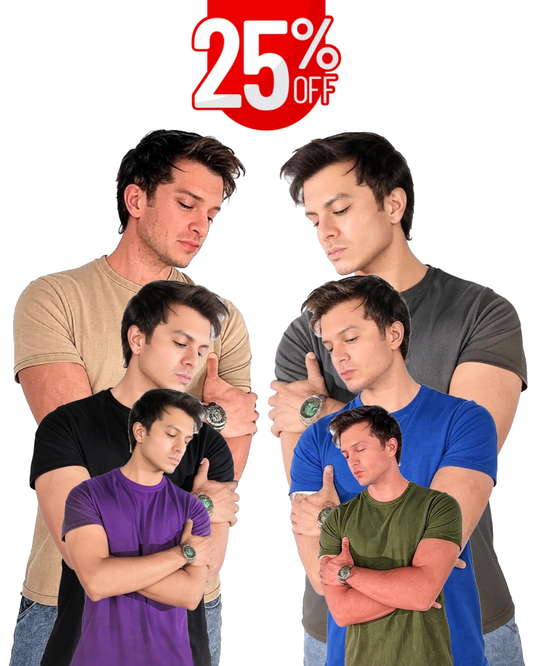 Essentials T-Shirt Bundle (6-Pack) – Flat 25% Discount