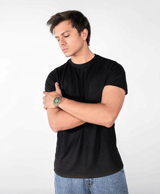 Dark Black Regular T-shirt