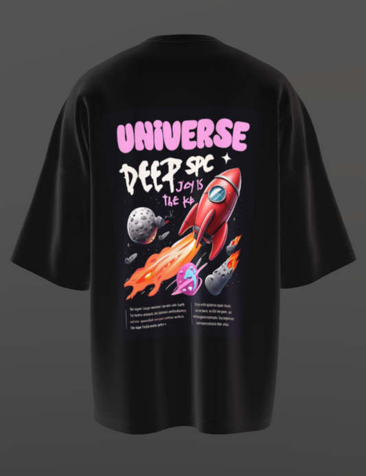 "DEEP SPACE" Oversized T-shirt