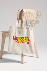 "Hottie" Printed Tote Bag