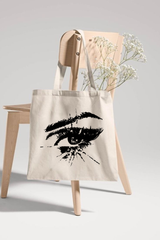 "Artistic Eye" Printed Tote Bag