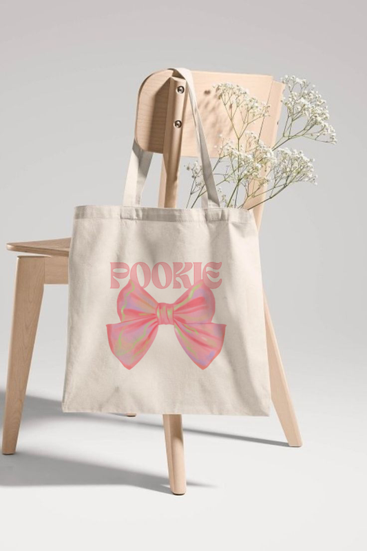 "Pookie" Printed Tote Bag