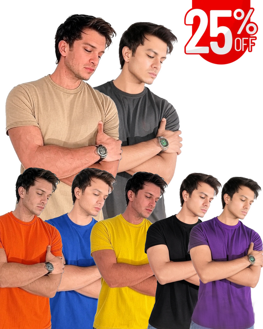Essentials T-Shirt Bundle (7-Pack) – Flat 25% Discount