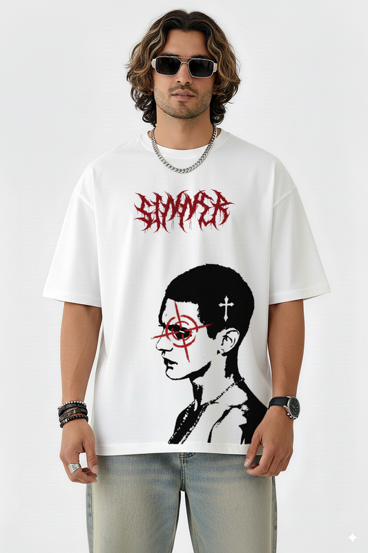 "Gothic Marked Sinner" Premium Oversized T-shirt