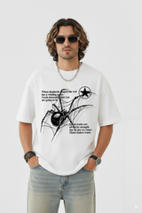 "Wolf's Winning Web" Oversized T-shirt