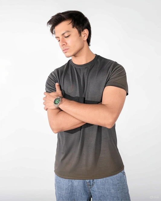 Charcoal Gray Regular T-shirt