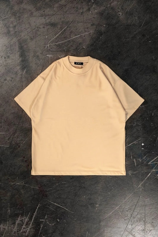 Oversized Beige Premium T-shirt