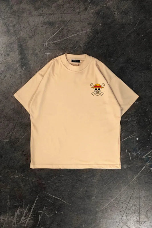 "Wanted Monkey D.Luffy" Oversized T-shirt