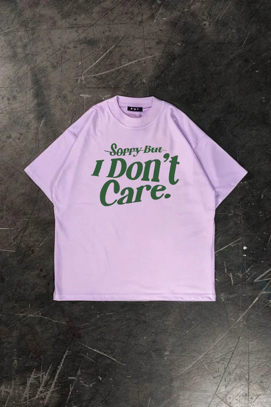 "I Dont Care" Oversized T-shirt