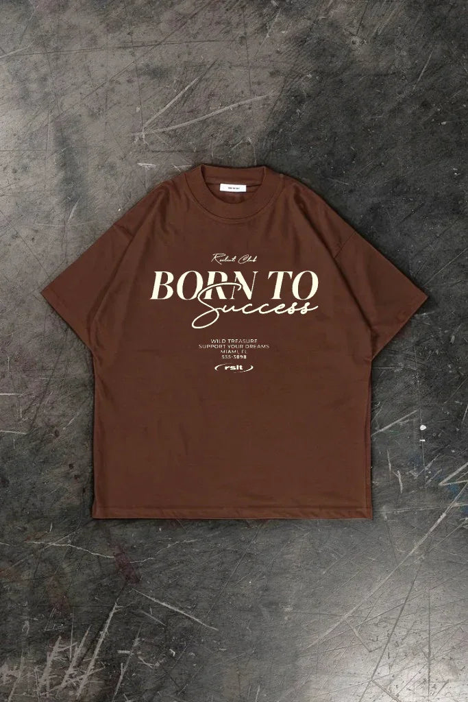 "Born To Success" Oversized T-shirt