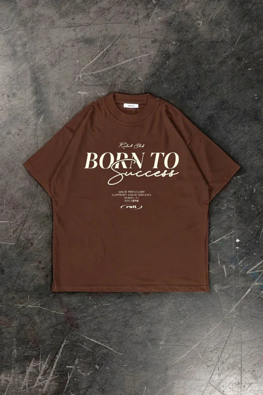 "Born To Success" Oversized T-shirt