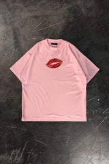 "Ruby Lips"Oversized-Tshirt