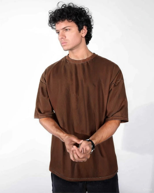 Coffe Brown Oversized T-shirt