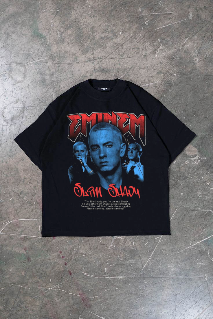 "Slim Shady Stand-Up" Overiszed T-shirt