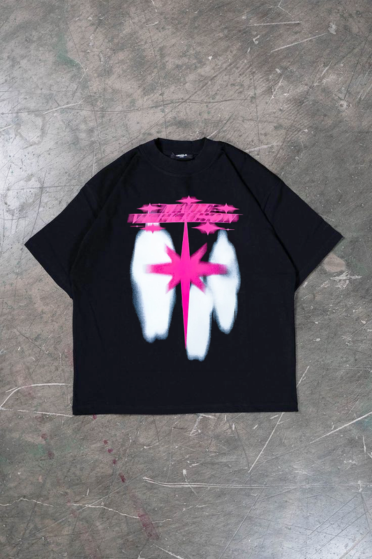 "Neon Ghost Star" Oversized T-shirt