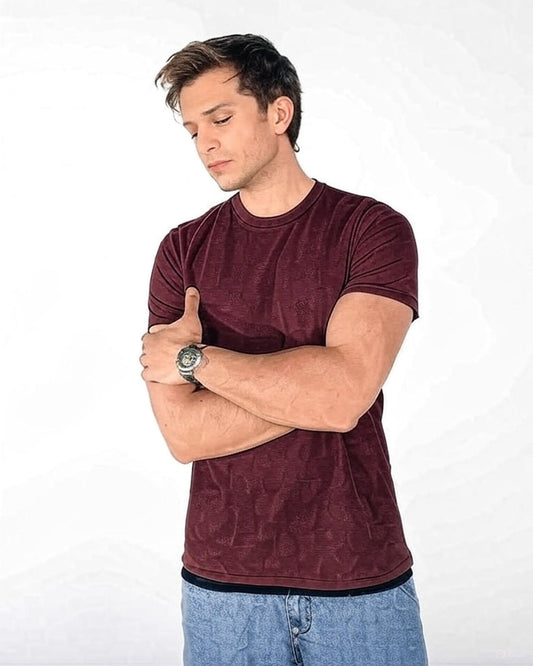 Maroon Regular T-shirt